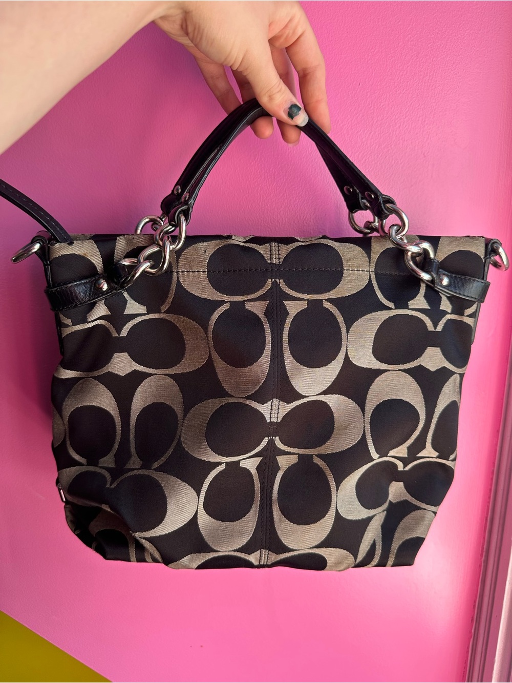 Coach Brooke Signature Sateen Hobo Bag - Picture 4 of 12